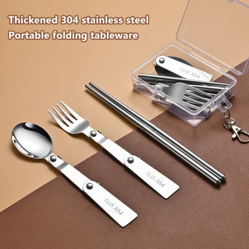 New 1Pc/3Pcs Portable Outdoor  - Bamboo Cutlery Travel recensione e prezzo