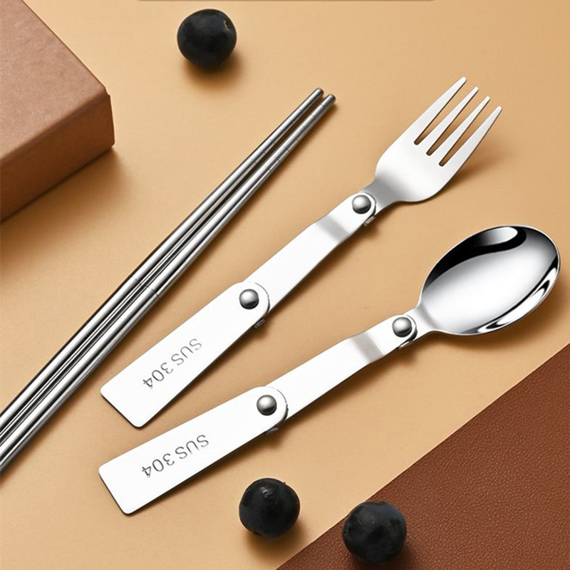 New 1Pc/3Pcs Portable Outdoor  - Bamboo Cutlery Travel recensione e prezzo