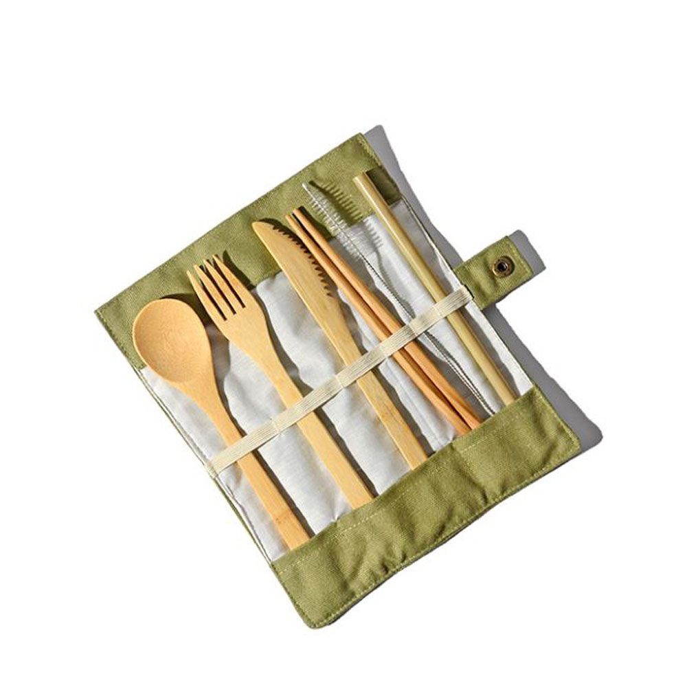 Reusable Bamboo Cutlery Set Ba - Bamboo Cutlery Travel recensione e prezzo