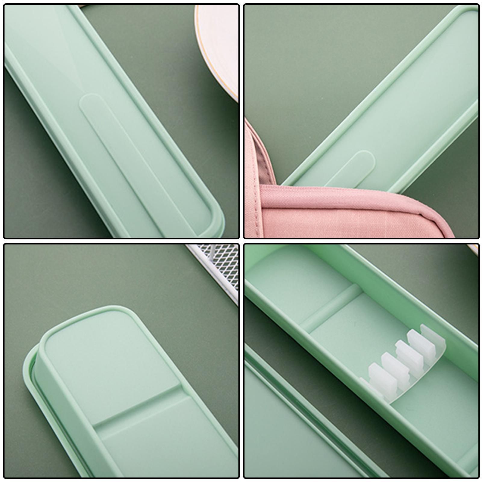 Portable Tableware Storage Box - Bamboo Cutlery Travel recensione e prezzo