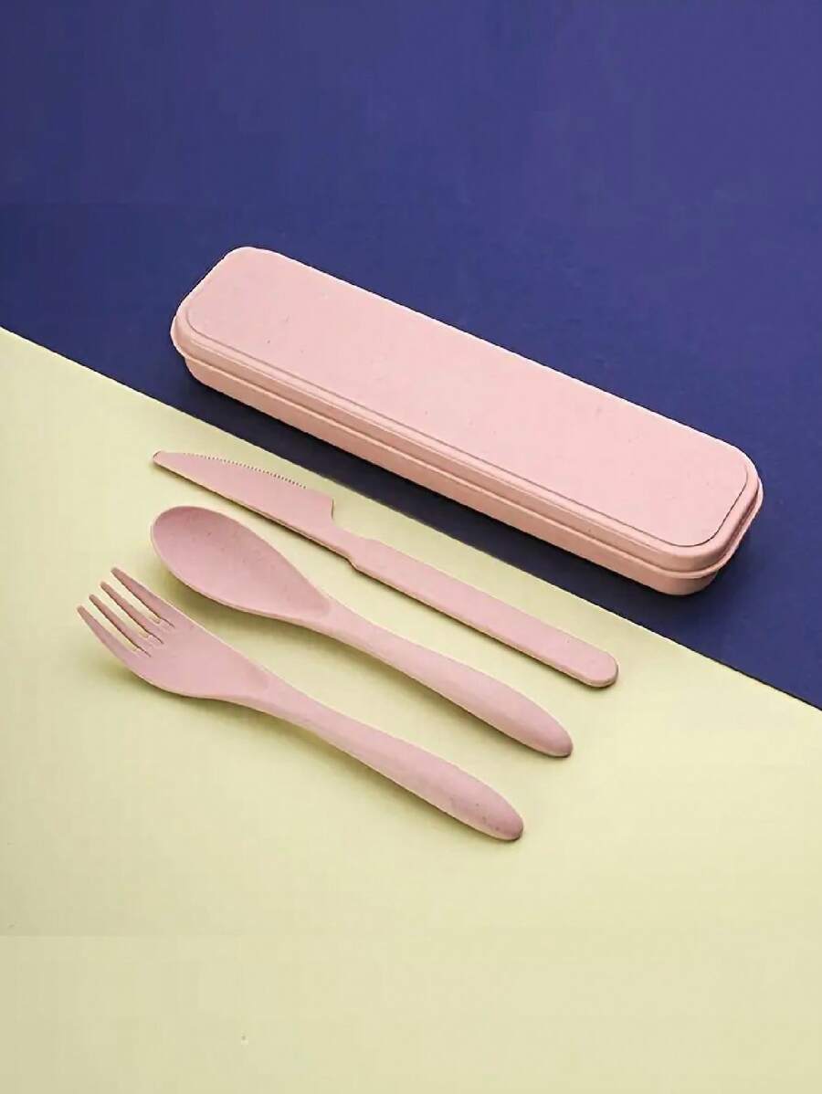 3Pcs Portable Reusable Cutlery - Bamboo Cutlery Travel recensione e prezzo