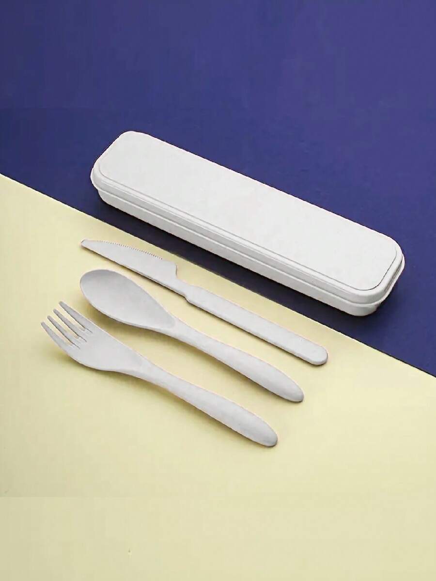 3Pcs Portable Reusable Cutlery - Bamboo Cutlery Travel recensione e prezzo