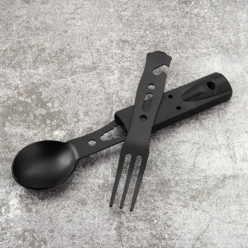 Stainless Steel Camping Tablew - Bamboo Cutlery Travel recensione e prezzo