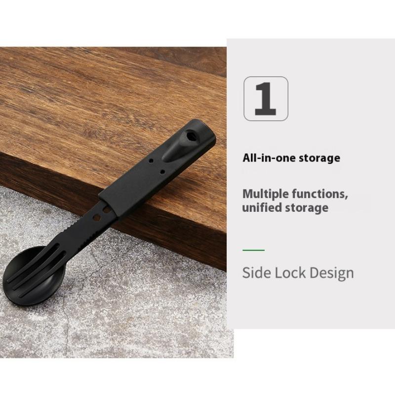 Stainless Steel Camping Tablew - Bamboo Cutlery Travel recensione e prezzo