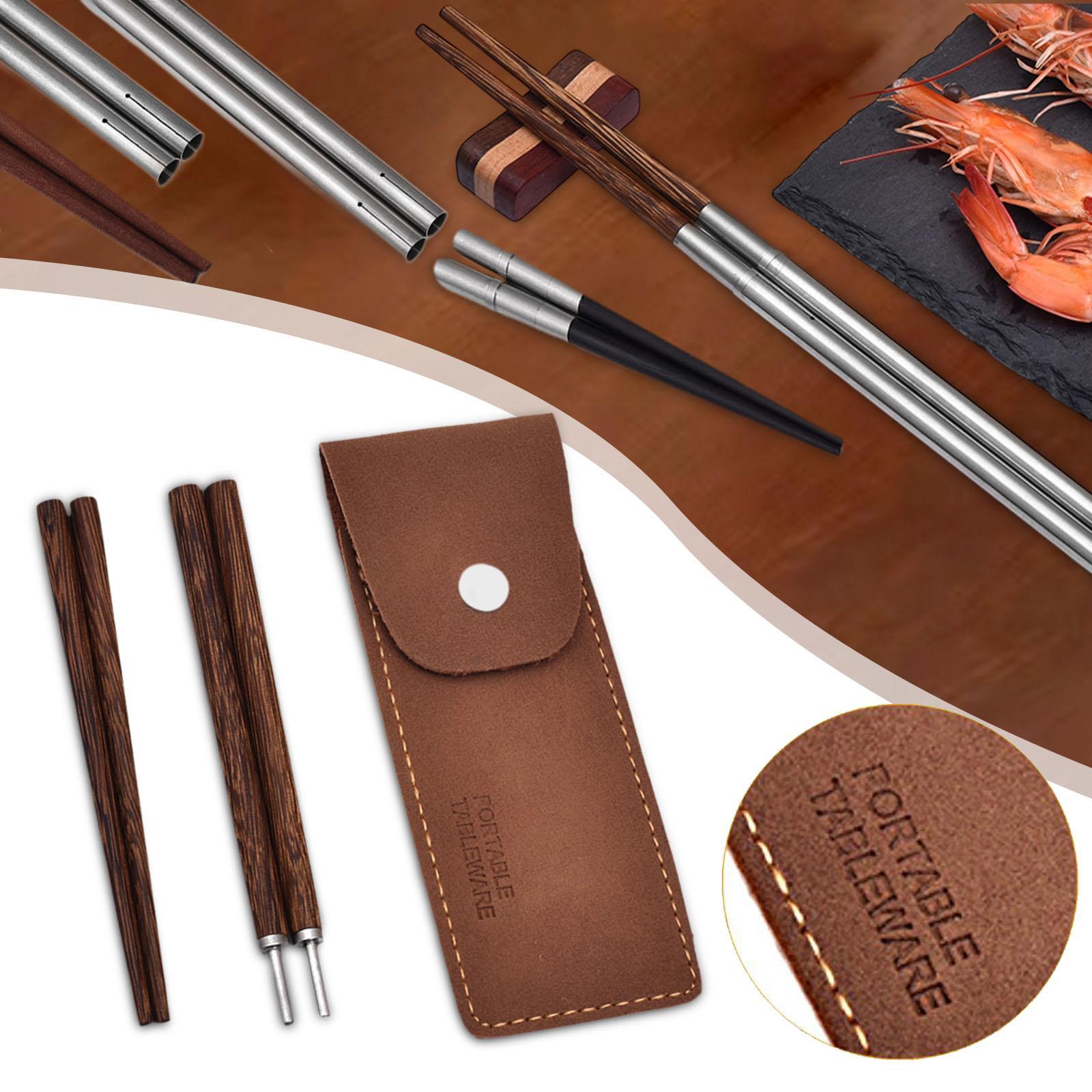 Travel Chopsticks with Storage - Bamboo Cutlery Travel recensione e prezzo