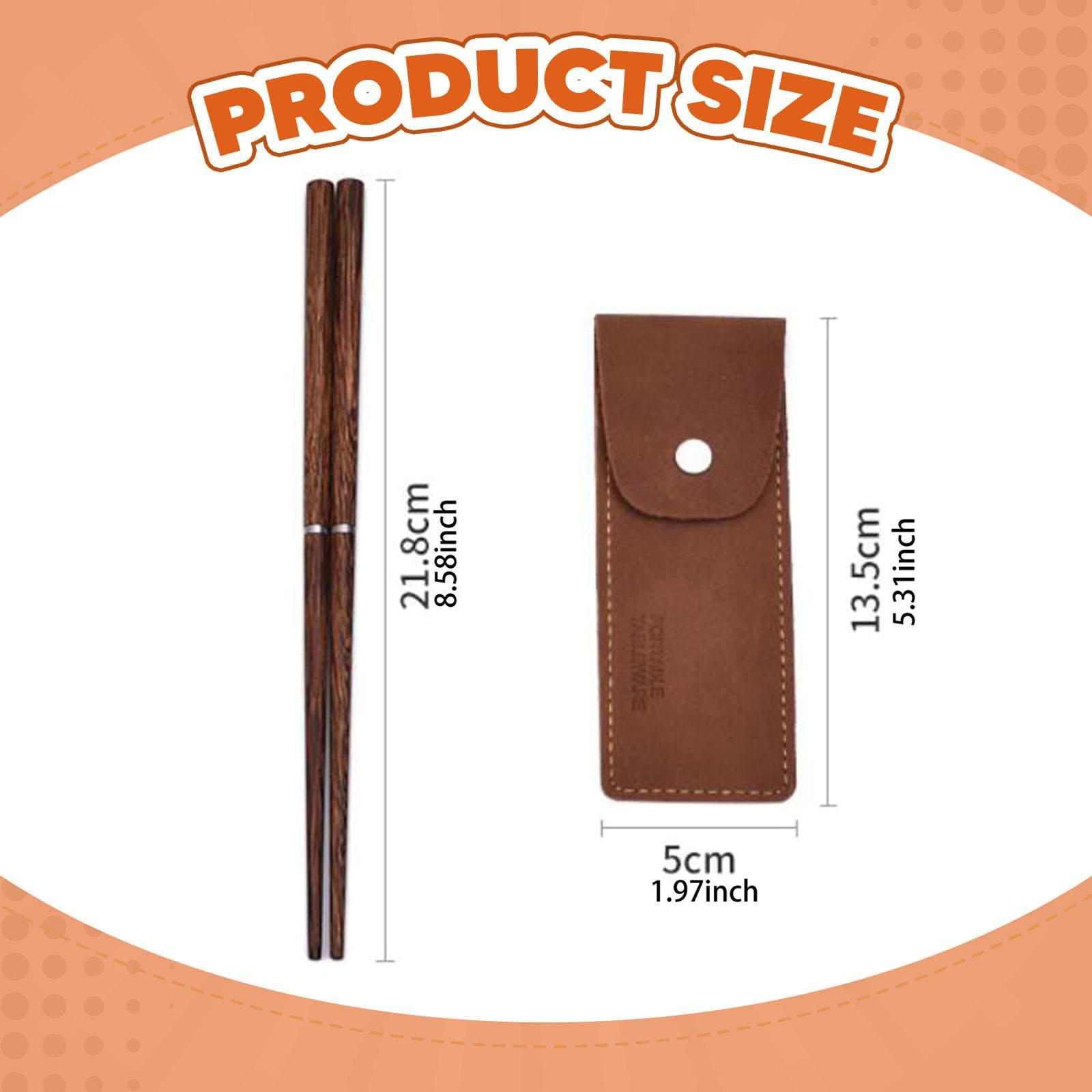 Travel Chopsticks with Storage - Bamboo Cutlery Travel recensione e prezzo