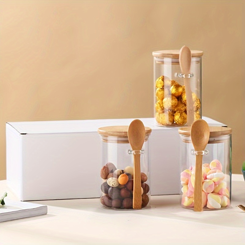 280ml Candy Jar, Biscuit Jar,  - Bamboo Cutlery Travel recensione e prezzo
