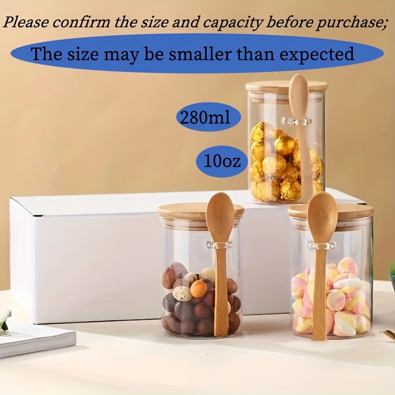 280ml Candy Jar, Biscuit Jar,  - Bamboo Cutlery Travel recensione e prezzo